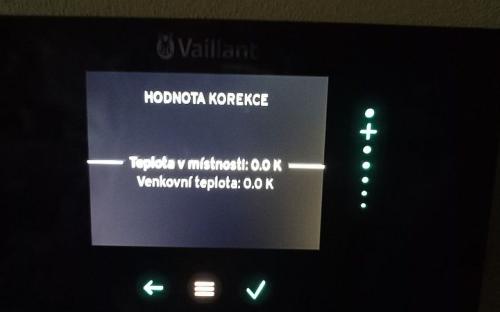 sensoCOMFORT VRC 720/3 - korekce